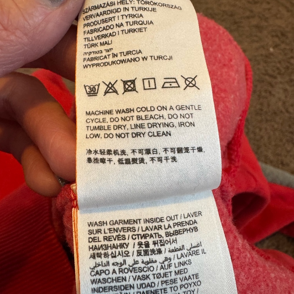 2 FOR $20 Superdry Men's Crewneck Stadium Sweatshirt Pull Over Red Gray M $75 - Picture 8 of 11